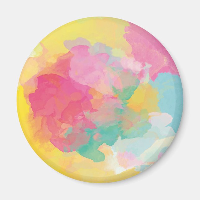 Pastellfärgerna Watercolor Magnet (Framsidan)