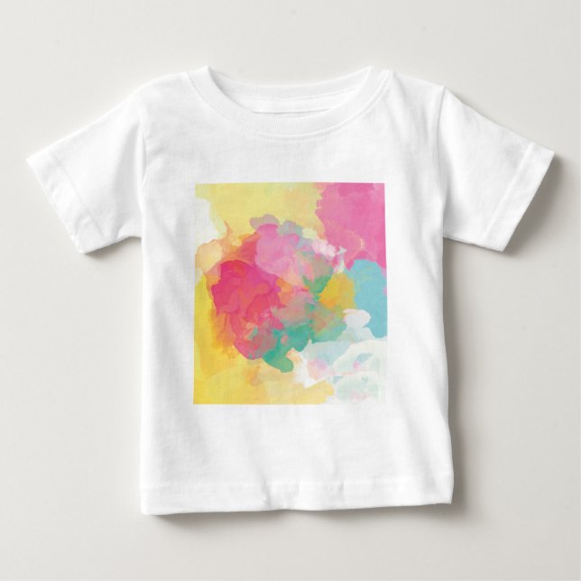 Pastellfärgerna Watercolor T-shirt (Framsida)