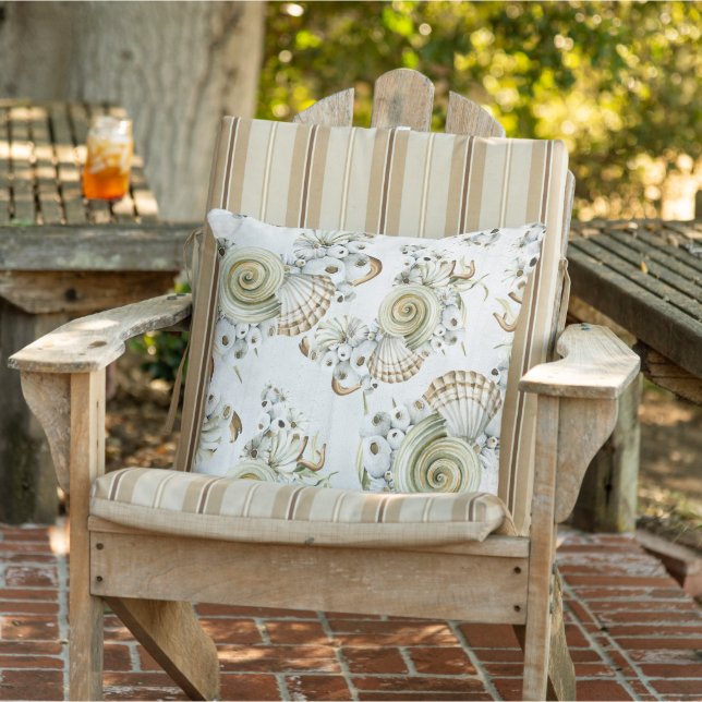 Pastellfärgsäsongen mönster kudde (Stol)