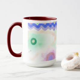 Pastellgalaxer Impressionistisk konst mugg