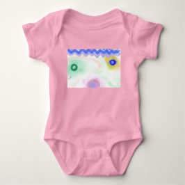 Pastellgalaxier Impressionistisk konst Baby-bodysu T Shirt