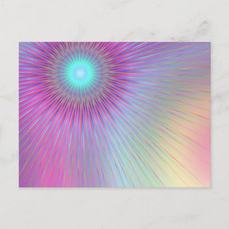 Pastellgeometrisk abstrakt. vykort
