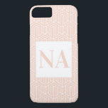 Pastellgeometrisk inledande / monogram<br><div class="desc">Pastellgeometrisk design med utrymme för initialer.</div>