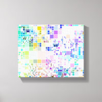 Pastellgeometriska kvadrater