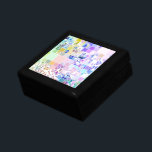 Pastellgeometriska kvadrater smyckeskrin<br><div class="desc">Storleksfyrkanter i ett geometriskt mönster. Flerfärgad i pastellskuggor för blek. Funkyns retro och roligt.</div>