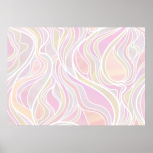 Pastellglasets Abstrakt Poster