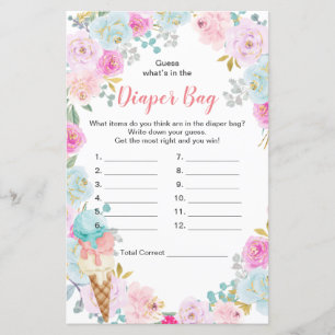 Pastellglass gissar vad som finns i papperskorgen