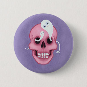 Pastellgoth skalledooky söt knapp