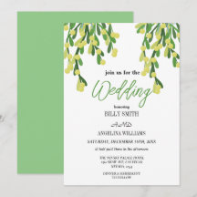 Pastellgrön mistel för ditt magiska bröllop