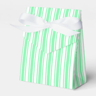 Pastellgrönt och vitt kandiserat rand presentaskar