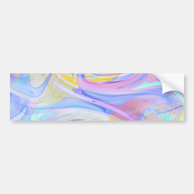 Pastellhologram Bildekal (Framsidan)