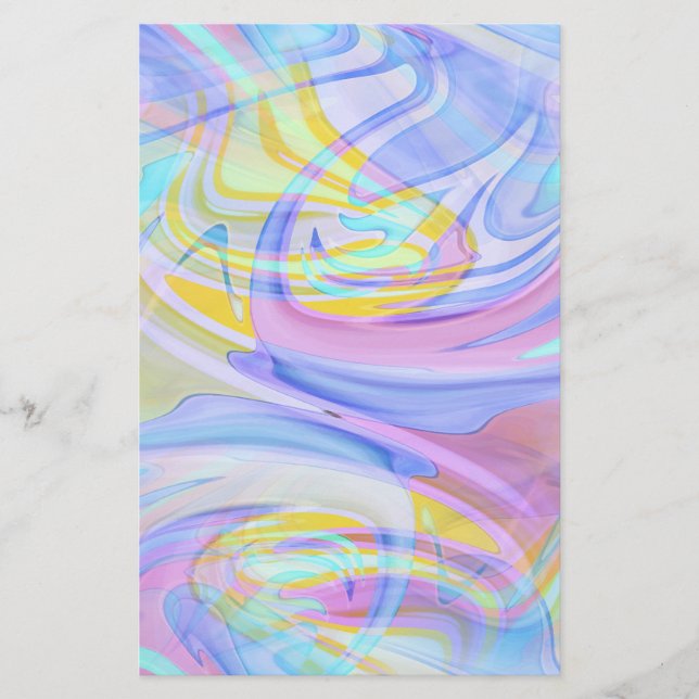 Pastellhologram Brevpapper (Framsida)