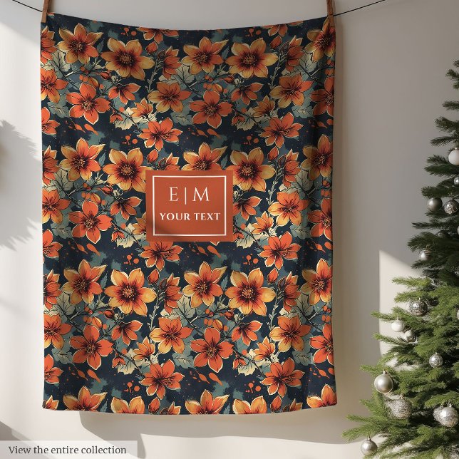 Pastellhösten mutad färg terracotta filt (Pastel autumn muted colors terracotta blanket)