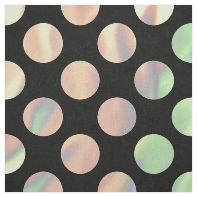 Pastelliserad polka dots tyg (Provkarta)