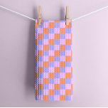 Pastellkontrollpanel för geometrisk kontroll kökshandduk<br><div class="desc">Nyp om 1980-talets pulserande själ i ditt kök med den här kökshandduken för köket. Den här återinspirerade designen har ett levande schackbräde mönster i mjuka pastellhuvar, vilket ger en aning nostalgi till kulinariskt utrymme. Den leksamma kombinationen av färg tillför en roligt till vardagsmat i köket och gör dem till ögonblick...</div>