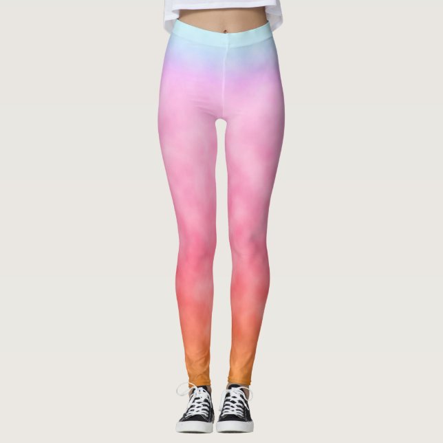 Pastellkorsning Leggings (Framsida)