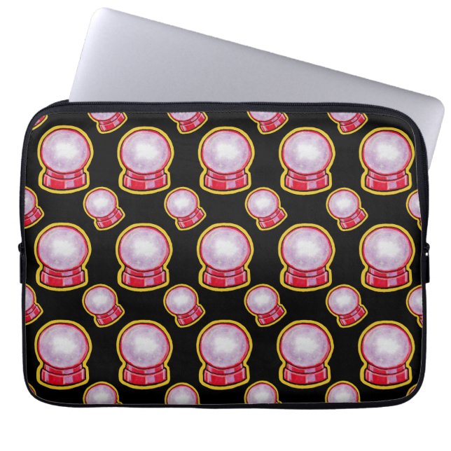 Pastellkristallkula Laptop Fodral (Framsidan)