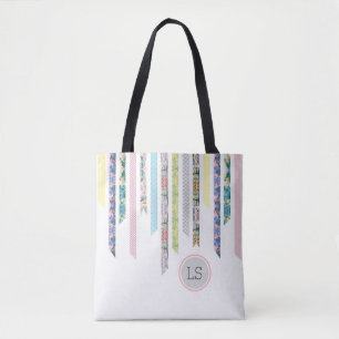 Pastellkrita DIY & Crafts Monogram Tygkasse