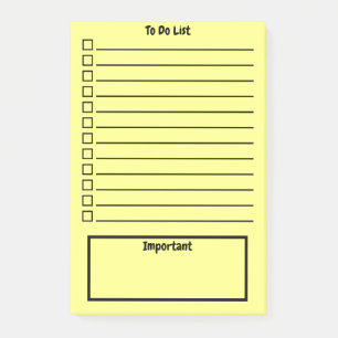 Pastellkrita Färger Att göra-lista Bright Gult Post-it Block