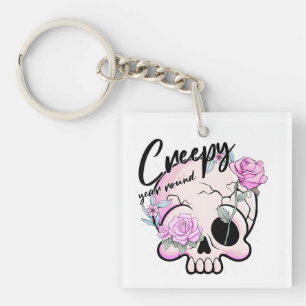 Pastellkrita för Creepy Year Round Skull-Flora