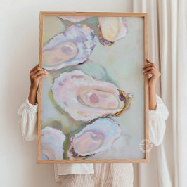 Pastellkrita för ysters målning poster