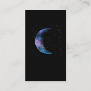 Pastellkrita Goth Måne Colorent Art Visitkort