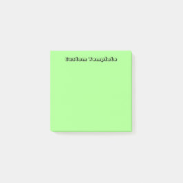 Pastellkrita, Grönt Post-it Block