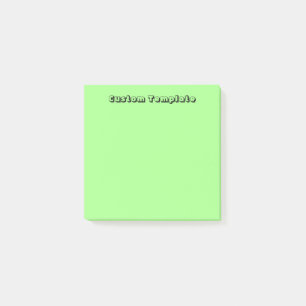 Pastellkrita, Grönt Post-it Block