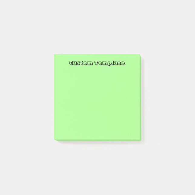 Pastellkrita, Grönt Post-it Block (Framsida)