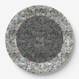 Pastellkrita med mjuk vit granit Drar all text