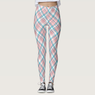 Pastellkrita och Rosa av blått skägg Leggings
