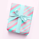Pastellkrita,  Rosa och Rand för Baby blue överton Presentpapper<br><div class="desc">Klistra in Rosa för övertoning och Papper för omformning av modern Elegant i blå Rand. (färg i rosa rand är något ojämn,  det är en del av utformningen,  inte utskriftsfelet.)</div>