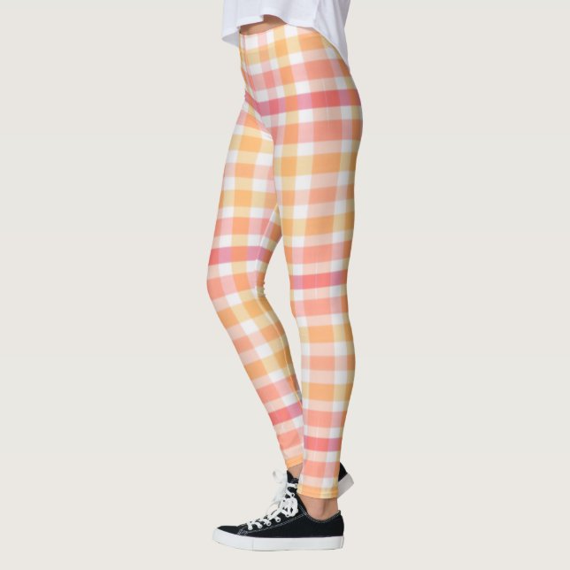 Pastellkritdesign Leggings (Vänster)