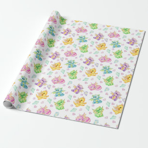 Pastellkritdragningar och -diamanter presentpapper