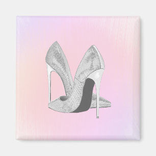 Pastellkritor i silver magnet