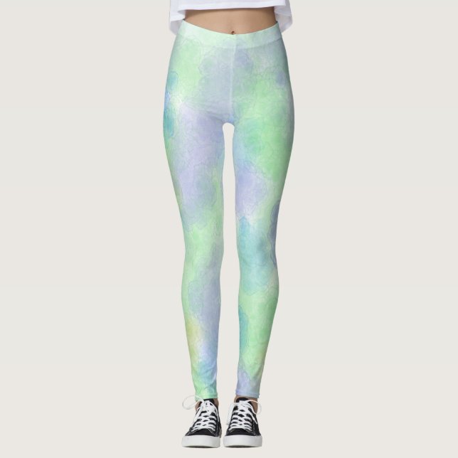 Pastellkritor Leggings (Framsida)