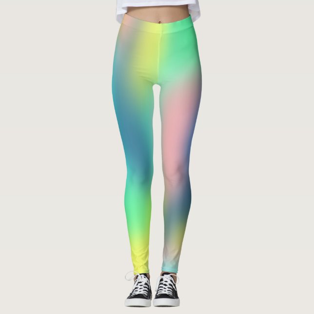 Pastellkritor Leggings (Framsida)