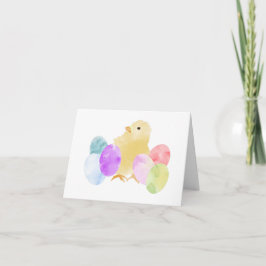 Pastellkyckling med äggdesign TOM Kort