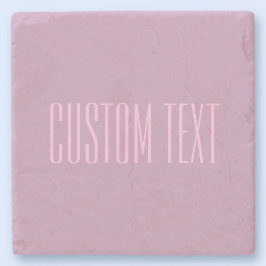 PastellLila och Ljus rosa | Modern redigerbar text Stenunderlägg