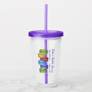 Pastellmakronkakor Franska bageripasteler Take Away Mugg