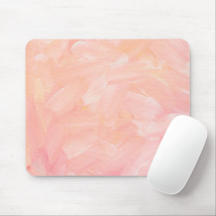 Pastellmålad mjuk rosa. pensel för elegant musmatta