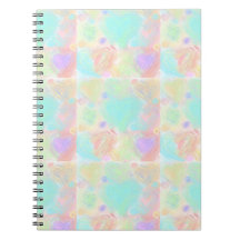 Pastellmålade hjärtan