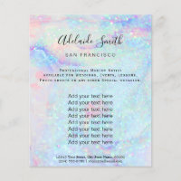 pastellmarmor glitter struktur Flyer