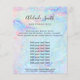 pastellmarmor glitter struktur Flyer