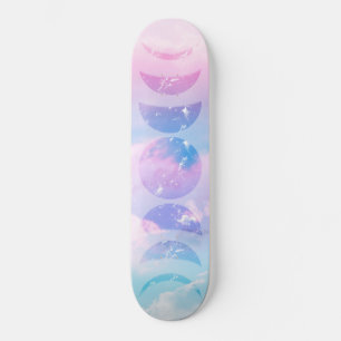 Pastellmoln från Unicorn Måne Phases #1 Mini Skateboard Bräda 18,5 Cm