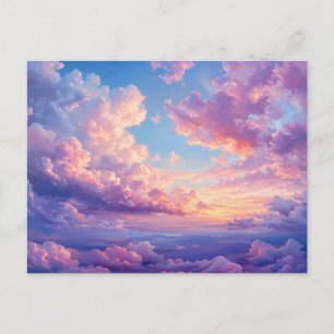 Pastellmoln Himmel Vykort