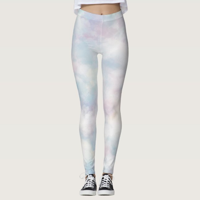 Pastellmoln Leggings (Framsida)