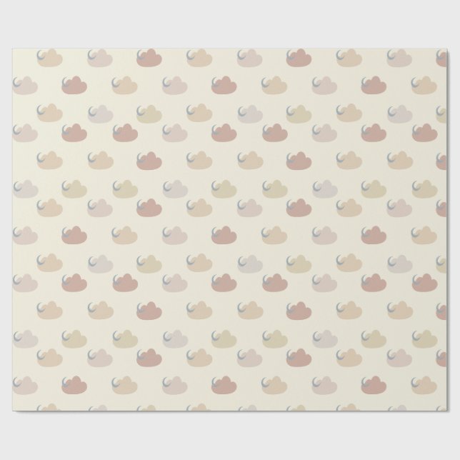 Pastellmoln Presentpapper (Platt)