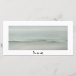 Pastellmorgon i Foggy Tuscany