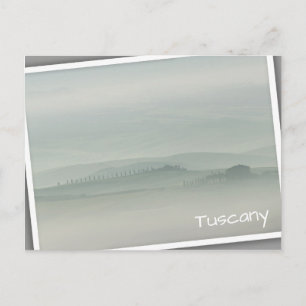 Pastellmorgon i Foggy Tuscany Vykort